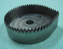 Cuchillas circulares aserradas y para envases